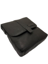 Load image into Gallery viewer, Genuine Leather Shoulder Bag Hill Burry - VB10014-3095- Crossbody Bag - Vintage Leather Black