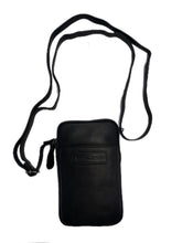 Load image into Gallery viewer, Genuine Leather Shoulder Bag Hill Burry - VB10029 - 15097- Crossbody Bag - Vintage Leather Black
