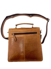 Load image into Gallery viewer, Genuine Leather See Damen Hand Taschen Bag Hill Burry-VB100192-4004 -Crossbody Bag - Vintage Leather Brown