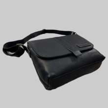 Load image into Gallery viewer, Genuine Leather Shoulder Bag Hill Burry - VB10065-3094- Crossbody Bag - Vintage Leather Black
