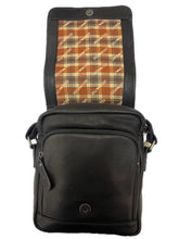 Load image into Gallery viewer, Genuine Leather Shoulder Bag Hill Burry - VB10026-6113 - Crossbody Bag - Vintage Leather Black