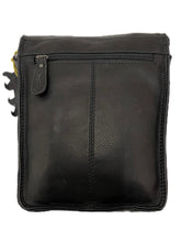 Load image into Gallery viewer, Genuine Leather Shoulder Bag Hill Burry - VB10010-3183 - Crossbody Bag - Vintage Leather Black