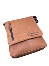 Load image into Gallery viewer, Genuine Leather Shoulder Bag Hill Burry - VB10041-3069S - Crossbody Bag - Vintage Leather Brown