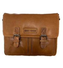 Load image into Gallery viewer, Genuine Leather Shoulder Bag Hill Burry - VB10019-3382 - Vintage Leather Brown