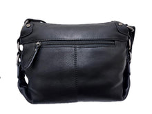 Load image into Gallery viewer, Genuine Leather Shoulder Bag Hill Burry - VB10021-4067- Crossbody Bag - Vintage Leather Black