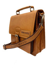 Load image into Gallery viewer, Genuine Leather See Damen Hand Taschen Bag Hill Burry-VB100192-4004 -Crossbody Bag - Vintage Leather Brown