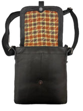 Load image into Gallery viewer, Genuine Leather Shoulder Bag Hill Burry - VB10014-3095- Crossbody Bag - Vintage Leather Black