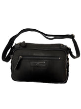 Load image into Gallery viewer, Genuine Leather Shoulder Bag Hill Burry - VB10021-4067- Crossbody Bag - Vintage Leather Black