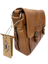 Load image into Gallery viewer, Genuine Leather Shoulder Bag Hill Burry - VB10019-3382 - Vintage Leather Brown