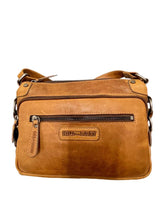 Load image into Gallery viewer, Genuine Leather Shoulder Bag Hill Burry - VB10021-4067- Crossbody Bag - Vintage Leather Brown