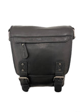 Load image into Gallery viewer, Genuine Leather Shoulder Bag Hill Burry - VB10010-3183 - Crossbody Bag - Vintage Leather Black