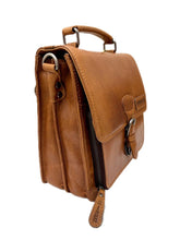 Load image into Gallery viewer, Genuine Leather See Damen Hand Taschen Bag Hill Burry-VB100192-4004 -Crossbody Bag - Vintage Leather Brown