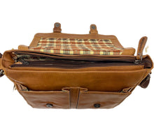Load image into Gallery viewer, Genuine Leather Shoulder Bag Hill Burry - VB10019-3382 - Vintage Leather Brown