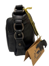 Load image into Gallery viewer, Genuine Leather Shoulder Bag Hill Burry - VB10021-4067- Crossbody Bag - Vintage Leather Black