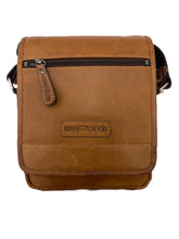 Load image into Gallery viewer, Genuine Leather Shoulder Bag Hill Burry - VB10026-6113 - Crossbody Bag - Vintage Leather Brown