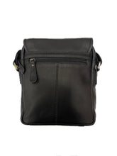 Load image into Gallery viewer, Genuine Leather Shoulder Bag Hill Burry - VB10026-6113 - Crossbody Bag - Vintage Leather Black
