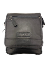 Load image into Gallery viewer, Genuine Leather Shoulder Bag Hill Burry - VB10026-6113 - Crossbody Bag - Vintage Leather Black
