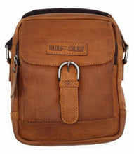 Load image into Gallery viewer, Genuine Leather Shoulder Bag Hill Burry -VB10010- HT-05- Crossbody Bag - Vintage Leather Brown