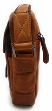 Load image into Gallery viewer, Genuine Leather Shoulder Bag Hill Burry -VB10010- HT-05- Crossbody Bag - Vintage Leather Brown