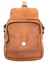 Load image into Gallery viewer, Genuine Leather Shoulder Bag Hill Burry -VB10010- HT-05- Crossbody Bag - Vintage Leather Brown