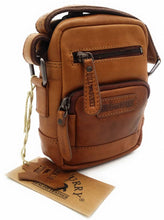 Load image into Gallery viewer, Genuine Leather Shoulder Bag Hill Burry -VB100133-3192- crossbody - vintage leather brown