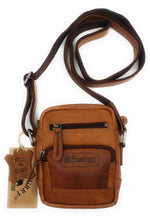 Load image into Gallery viewer, Genuine Leather Shoulder Bag Hill Burry -VB100133-3192- crossbody - vintage leather brown
