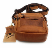 Load image into Gallery viewer, Genuine Leather Shoulder Bag Hill Burry -VB100133-3192- crossbody - vintage leather brown