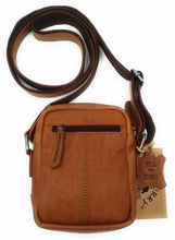 Load image into Gallery viewer, Genuine Leather Shoulder Bag Hill Burry -VB100133-3192- crossbody - vintage leather brown