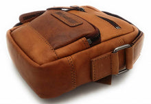 Load image into Gallery viewer, Genuine Leather Shoulder Bag Hill Burry -VB100133-3192- crossbody - vintage leather brown
