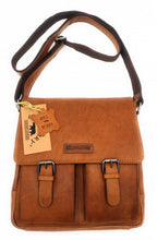 Load image into Gallery viewer, Genuine Leather Shoulder Bag Hill Burry - VB10024-3076- Crossbody Bag - Vintage Leather Brown