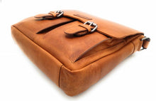 Load image into Gallery viewer, Genuine Leather Shoulder Bag Hill Burry - VB10024-3076- Crossbody Bag - Vintage Leather Brown