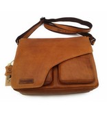 Load image into Gallery viewer, Genuine Leather Shoulder Bag Hill Burry - VB10062 - 3062B- Vintage Leather Brown