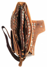 Load image into Gallery viewer, Genuine Leather Shoulder Bag Hill Burry - VB10062 - 3062B- Vintage Leather Brown