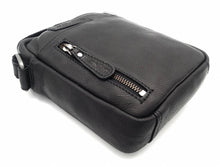 Load image into Gallery viewer, Genuine Leather Shoulder Bag Hill Burry - VB10089 - 3169 - Crossbody - Vintage Leather Black