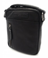 Load image into Gallery viewer, Genuine Leather Shoulder Bag Hill Burry - VB10089 - 3169 - Crossbody - Vintage Leather Black