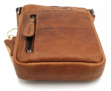 Load image into Gallery viewer, Genuine Leather Shoulder Bag Hill Burry - VB10089 - 3169 - Crossbody - Vintage Leather Brown