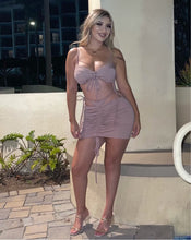 Load image into Gallery viewer, Carmen Bikini Skirt Two Piece Set (Rose)