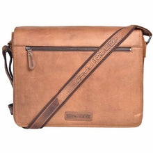 Load image into Gallery viewer, Genuine Leather Business Bag Hill Burry - VB10020-400 - Vintage Leather Brown