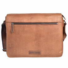 Load image into Gallery viewer, Genuine Leather Business Bag Hill Burry - VB10020-400 - Vintage Leather Brown