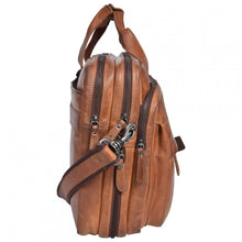 Load image into Gallery viewer, Genuine Leather Business Bag Hill Burry - VB100217-4075 - Vintage Leather Brown