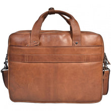 Load image into Gallery viewer, Genuine Leather Business Bag Hill Burry - VB100217-4075 - Vintage Leather Brown