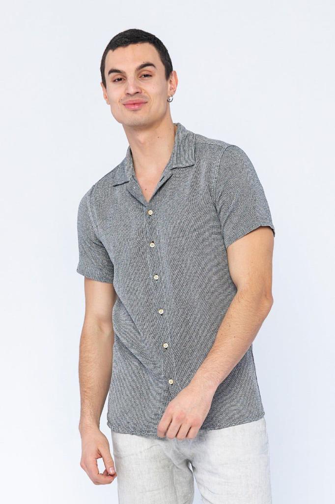 Men's Shirt Button Linen