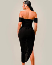 Load image into Gallery viewer, CANT HELP IT, OFF THE SHOULDER MIDI DRESS
