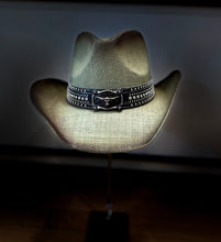 Load image into Gallery viewer, Rhinestone Olive Green Cowboy Hat
