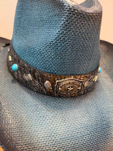 Load image into Gallery viewer, Blue Western Cowboy Hat
