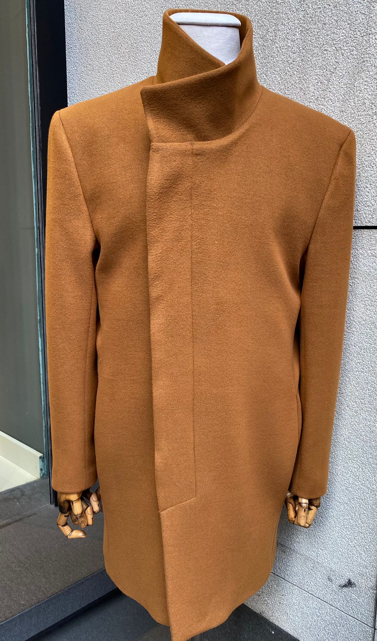 Herlipto ゆうみWool-Blend Melton Coat NWT H&M Fluffy Woven Wool-blend Wrapover Twill Lining Jacket