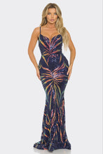 Load image into Gallery viewer, Sequin Mermaid Sleeveless Maxi Dress

