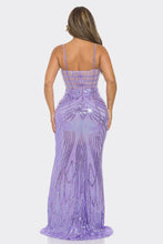 Load image into Gallery viewer, Jasmine Giselle Crystal Sequin Maxi Dress
