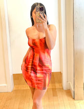 Load image into Gallery viewer, Corset Volcano Mini Dress
