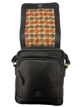Load image into Gallery viewer, Genuine Leather Shoulder Bag Hill Burry - VB10026-6113 - Crossbody Bag - Vintage Leather Black
